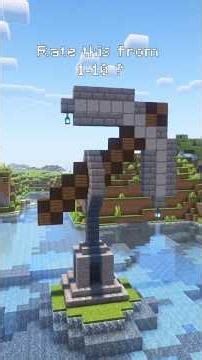 Minecraft Easy Pickaxe Statue⛏️🗽#minecraft #pickaxe #statue #minecrafbuilds #minecrafttutorial