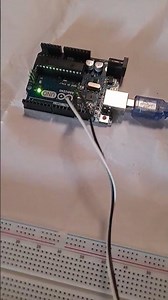 My first arduino project (light bilnk)