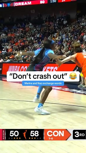 The broadcaster knew Marina was ready #WNBA #MarinaMall #connection #atlantadream #nazhillmon | Austin frankln