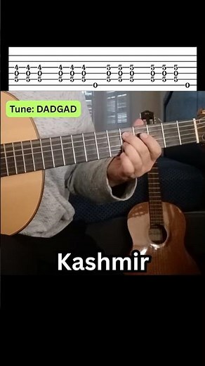 How to Play Kashmir by Led Zeppelin Guitar Tutorial