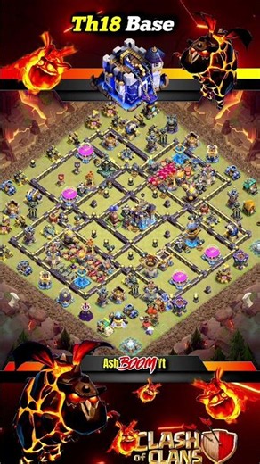BEST TH18 War Base 2026 | Anti 2 Star Base Link