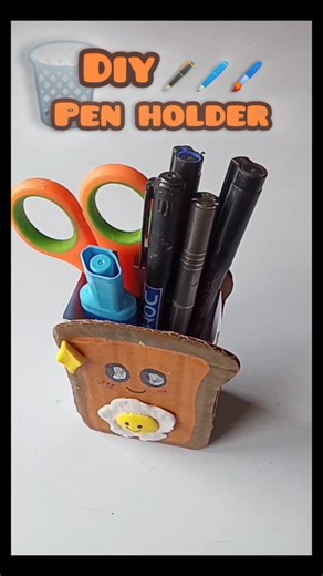 diy pen holder 🗑️🖋️🖊️🖌️