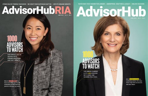 AdvisorHub Announces its Annual Advisors to Watch Ranking