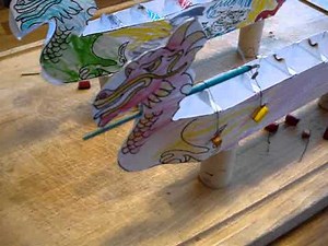 Chinese Fire-clock in action