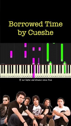 Borrowed Time by Cueshe piano cover + sheet music & lyrics