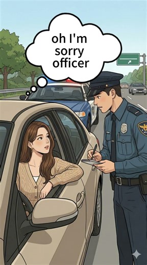 Traffic Stop English: Police Asking for License and Insurance #LearnEnglish #ESL