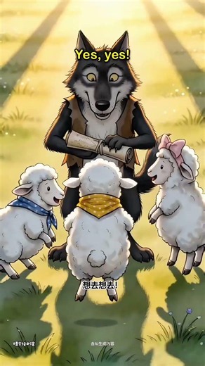 Lamb vs Wolf: Daily 5-Minute English Theater Showdown