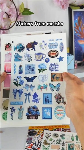 Planner/Journal Stickers Meesho Unboxing | 😍 l​#MeeshoUnboxing​#JournalSticker s​#StickerHaul
