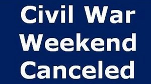 City of Manassas cancels Civil War Weekend