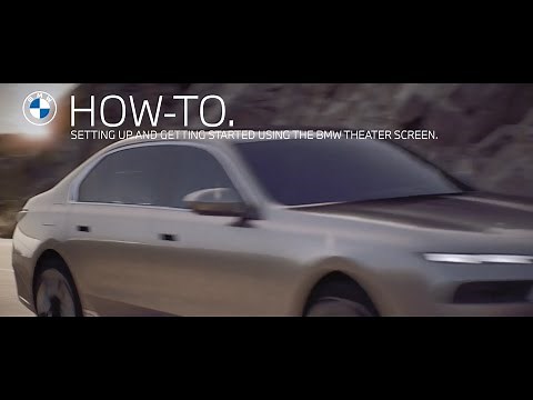 How to Set the BMW Theater Screen | BMW How-To