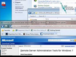 Install RSAT / GPMC on Windows 7 and WS08 R2