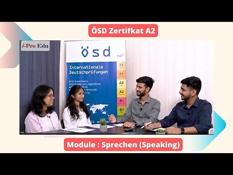 ÖSD Zertifikat A2 Speaking Exam (Sprechen)