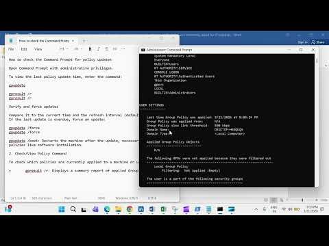 GPUpdate: How to Force a Group Policy Update Remotely #gpupdate