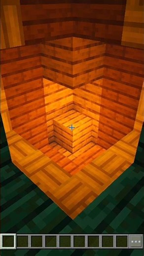 Minecraft ENDLESS STAIRCASE Loop 😯 #Shorts