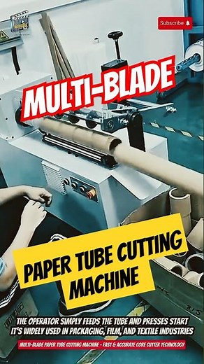 Multi-Blade Paper Tube Cutting Machine – Core Cutter Technology