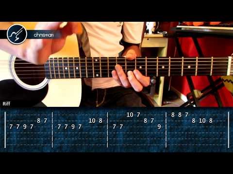 Cómo tocar FELIZ CUMPLEAÑOS en Guitarra Acústica PRINCIPIANTES (HD) Tutorial - Christianvib