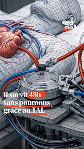 Un patient de 33 ans entre la vie et la mort, des poumons irrécupérables, et aucune greffe immédiate. Alors les médecins tentent l’impensable : le maintenir en vie sans organes respiratoires grâce à un poumon totalement artificiel. Une première mondiale qui le laissera le temps d’être greffé… et de survivre. | Réel média