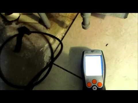 Barometric damper install on a Lochinvar boiler