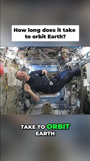 🛰️How long does it take to orbit Earth?