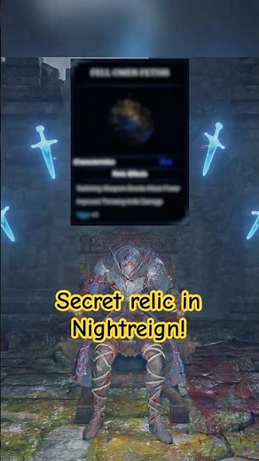 HOW TO GET A SECRET RELIC IN NIGHTREIGN!