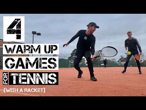 4 Warm Up Games For Tennis - Ep 2/2 (With a Racket)