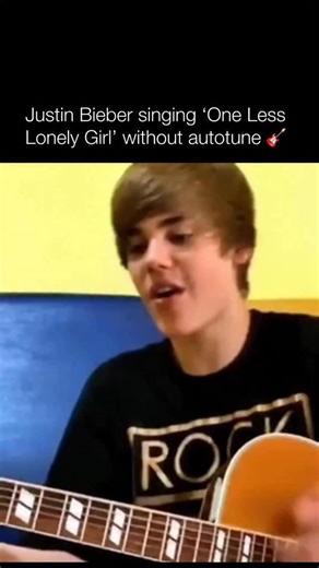 Artists Without Autotune | 🎤 Justin Bieber – One Less Lonely Girl Released during his breakout era, One Less Lonely Girl captures that pure, early-career innocence... | Instagram