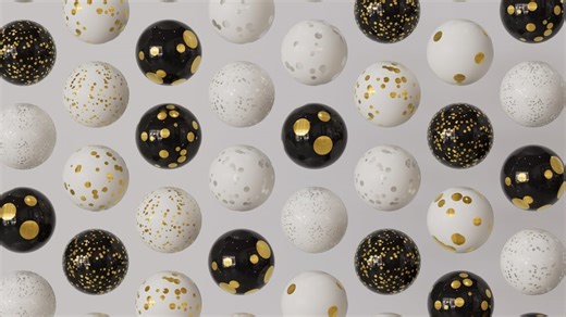 Gold & Silver Dot Material Pack – C4D   Redshift