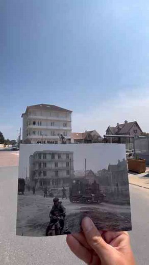 Sword Beach, Normandy 1944 – Then and Now
