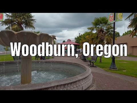 Woodburn, Oregon (Downtown, Outlets) 2020 Walking Tour