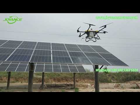 The Advantages of High-Pressure Washing Drones for Solar Panel Cleaning JTC150T - joyance