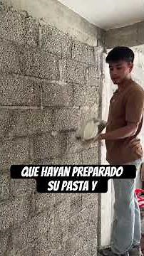 Como aplicar estuco correctamente sin que te queden marcas de block