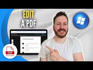 How To Edit A PDF File