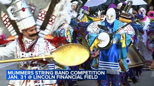 Mummers string band competition coming to Lincoln Financial Field on January 31