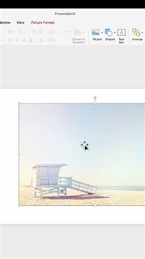 Perfect background photos in PowerPoint using Crop Fill #tutorial #powerpoint #photoediting