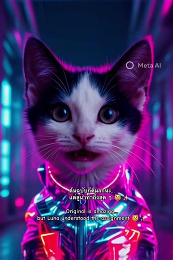 ลูน่าอินกว่าเราอีก 😭✨ Luna felt that song more than we did… #Luna #catsoftiktok #แมว #viral #Thailand