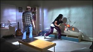 部屋全体をプレイ可能なゲームの世界に変えてしまう「RoomAlive」