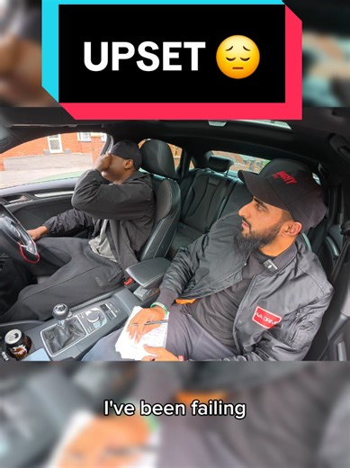 Learner Driver Disappointed After Driving Test Failure