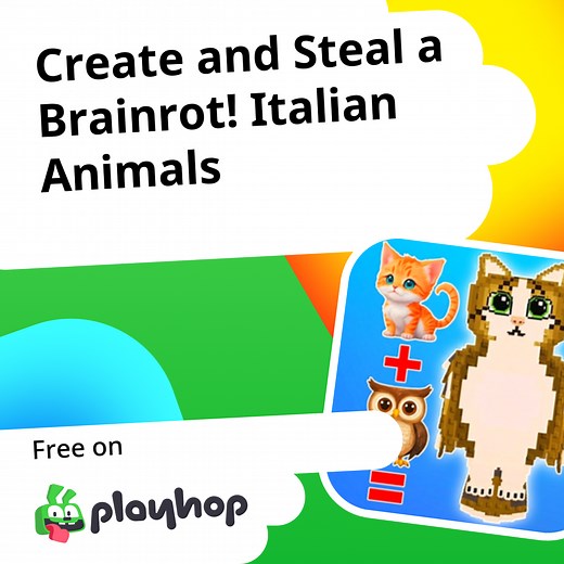 Create and Steal a Brainrot! Italian Animals: Play Online For Free On Playhop