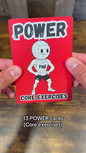 The PME Workout Deck is everything you need as a Volleyball Player to become a better athlete!