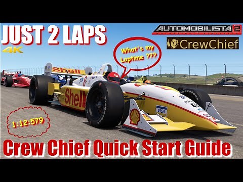 Automobilista 2 - Getting started with Crew Chief integration - Easy Quick Start Guide - JUST 2 LAPS