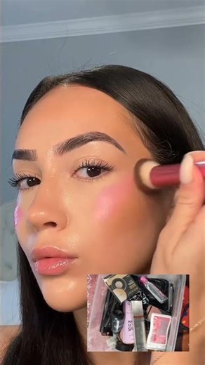 #somthing about light pink makeup 💖🌸✨,,????