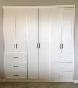 1.3K views · 36 reactions | How can a custom closet maximize your reach-in storage space? Like this: | Closet Factory | Facebook