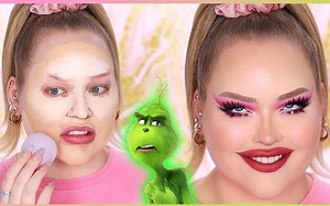 2019版创意Cindy Lou-Who仿妆【NikkieTutorials】