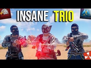 INSANE WIPE EN TRIO ! Rust Ft Raven , magnum