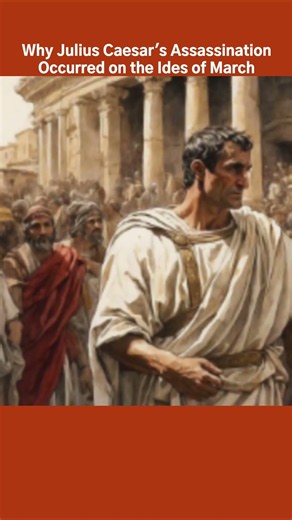 Why Julius Caesar's Assassination Occurred on the Ides of March #ancientrome #tellinghistory
