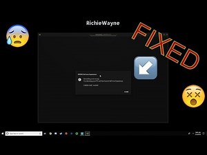 Nvidia Geforce Experience error code 0x0003 FIX!