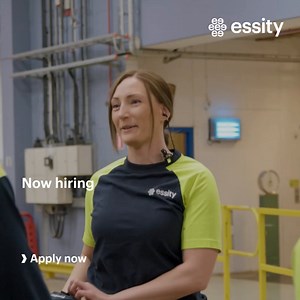 Essity is always seeking fresh talent to become part of our global teams and help us live our purpose of breaking barriers to well-being through hygiene and health solutions that positively impact people and the planet. If you are a young talent or an experienced professional in manufacturing or engineering, we currently have more than 150 open positions across our Global Manufacturing organization. With endless opportunities to learn, grow and develop in new ways, you might be the exact candida