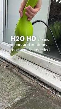 Multi Purpose Steam Cleaner for Home & Outdoors - H2O HD #cleaning #cleaningasmr #cleantok