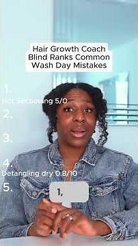 Blind ranking "wash day" mistakes #naturalhair