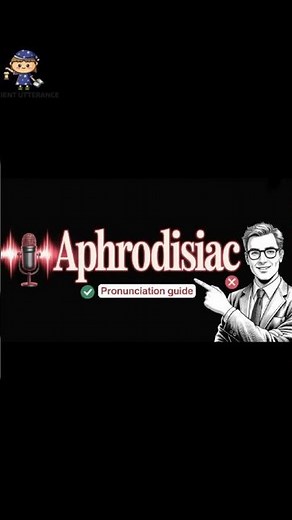You’re Saying Aphrodisiac WRONG! 😲 | Correct Pronunciation #Shorts